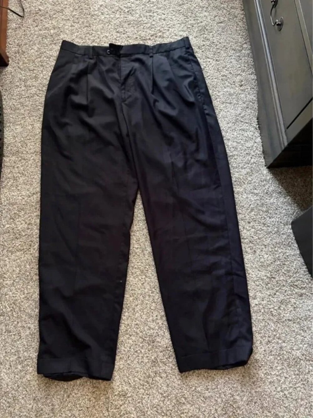 Perry Ellis Portfolio Men’s Black Dress Pants Size 38x32